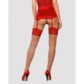 Pikkukuva 4 / 6: Sukkahousut sukkanauhoilla Obsessive Lovica stockings Punainen L/XL