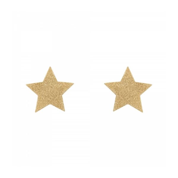 Kullanväriset Flash Star- nännikoristeet Bijoux Indiscrets 135
