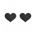 Pikkukuva 2 / 6: Mustat Flash Heart- nännikoristeet Bijoux Indiscrets 155 Musta