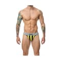 Pikkukuva 3 / 4: Remmi Mob Eroticwear Keltainen Musta XL