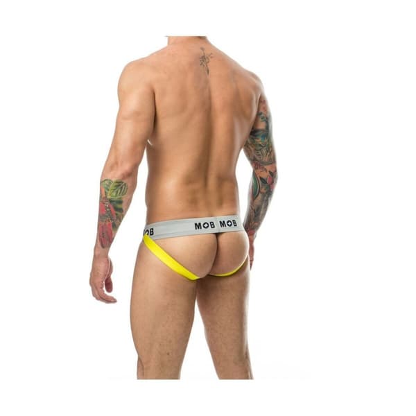 Remmi Mob Eroticwear Keltainen Musta XL