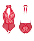 Miniatyrbilde 3 av 4: Dagmarie Rød Bodysuit m/ Fransk Åpning