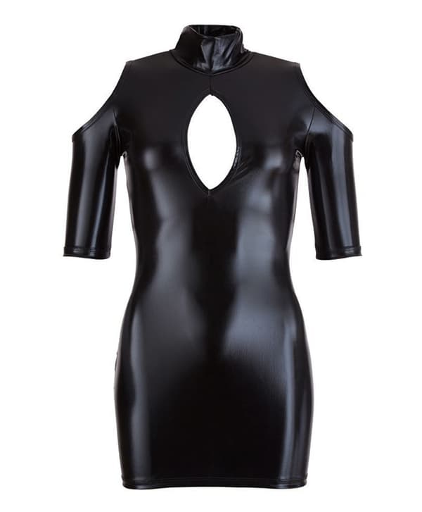 Wetlook Minikjole Cold Shoulder - Cottelli Collection