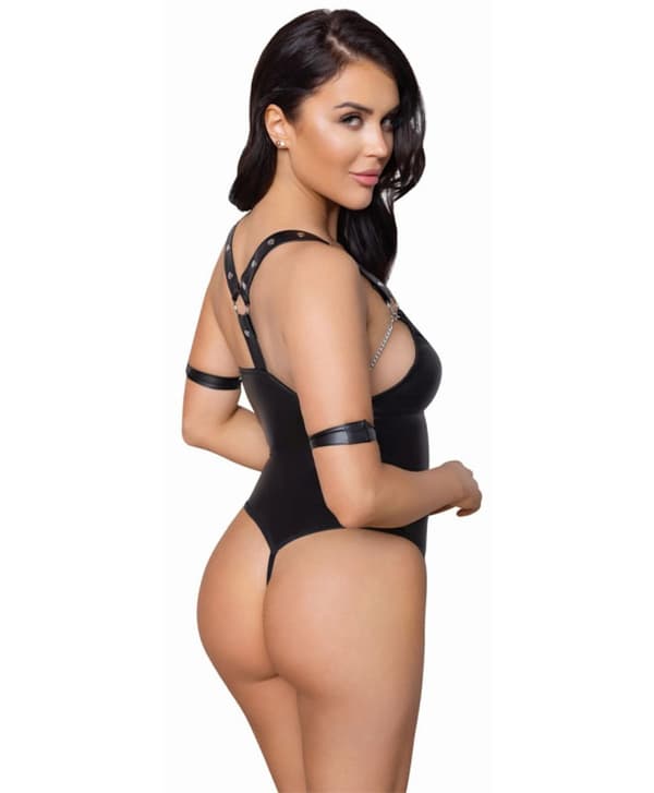 Cottelli Bondage - Wetlook Bodysuit