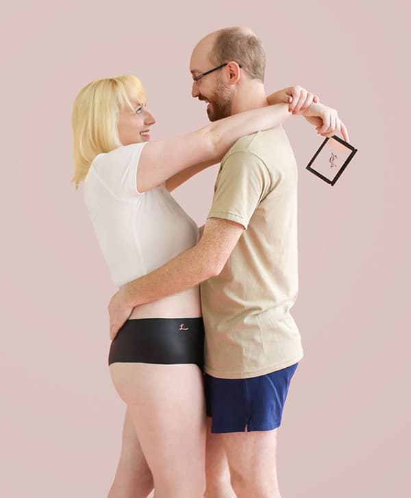 Lorals Panties Shortie latekstruse for oralsex (4 pk)