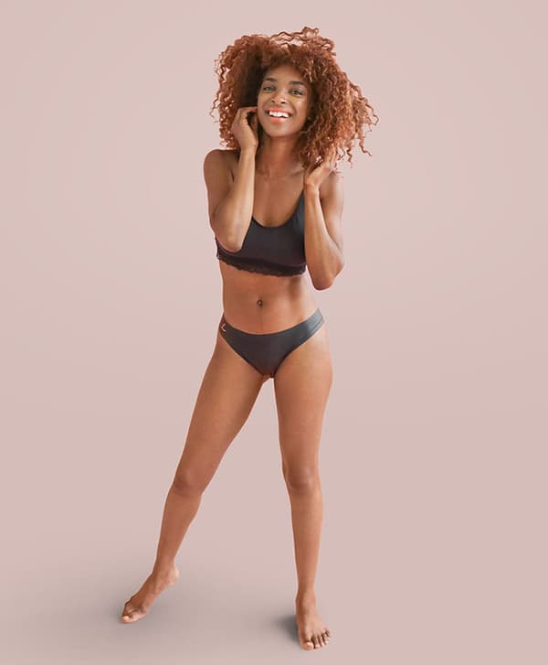 Lorals Panties Bikini latekstruse for oralsex (4 pk)