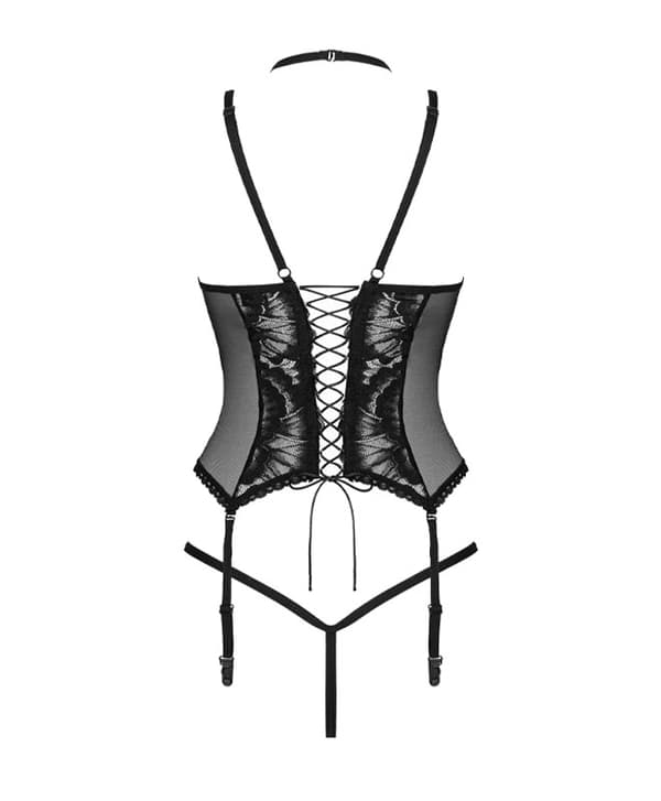 Alessya Suspendersett m/ Stropper og Floraldesign