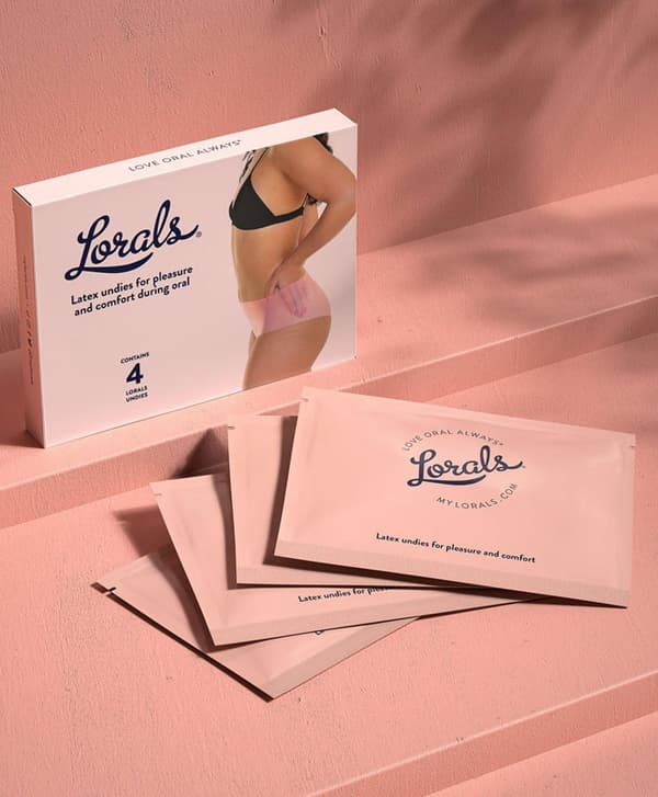 Lorals Latex Panties Sheer Shortie 4 pk.