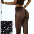 Miniatyrbild 3 av 4: Stil A-Svart 80g-Ingen Fleece Dam Flickor Termostrumpor med hög midja Fleece Tights Transp