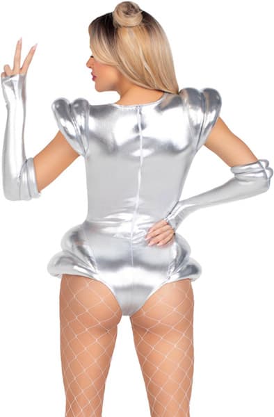 Cosmic Cutie Costume Silver Rollespil og udklædning