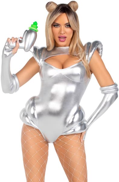 Cosmic Cutie Costume Silver Rollespil og udklædning