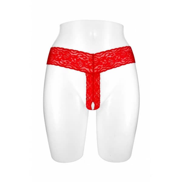 Stringtrosa Fashion Secret Röd