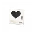 Miniatyrbillede 6 af 6: Flash Heart Sort Bijoux Indiscrets 155 Sort