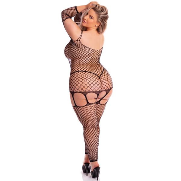 Bodystocking Pink Lipstick Sort (XL)