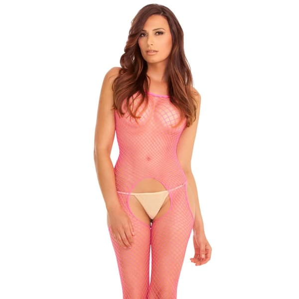 Bodystocking René Rofé Pink (Onesize)