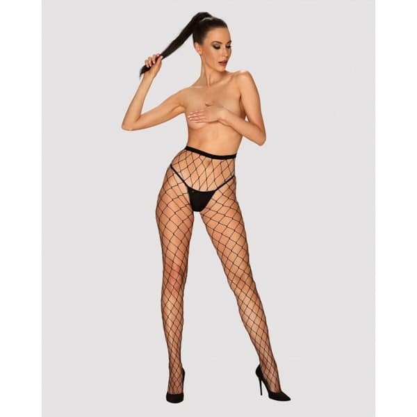 Strumpor Obsessive S812 Svart XL/XXL