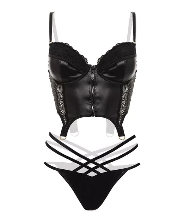 Wetlook Bustier Set Monroe