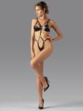 Miniatyrbillede 5 af 6: Obsessive Dame Controle Crotchless Teddy Wetlook outfits
