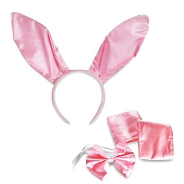 Snygg kaninkostym - Ej specificerat - Rosa - Vuxen - Unisex - Idealisk för par