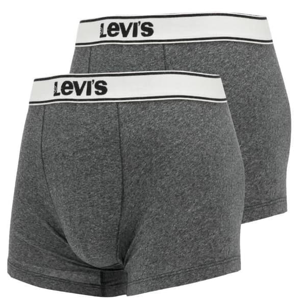 Levi's Boxer 2 Pairs Shorts 37149-0398, Herr, Grå, boxertrosor
