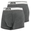 Miniatyrbild 2 av 4: Levi's Boxer 2 Pairs Shorts 37149-0398, Herr, Grå, boxertrosor