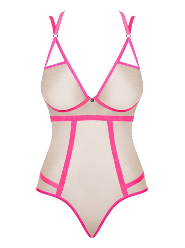 Nudelia undertøj body pink S/M