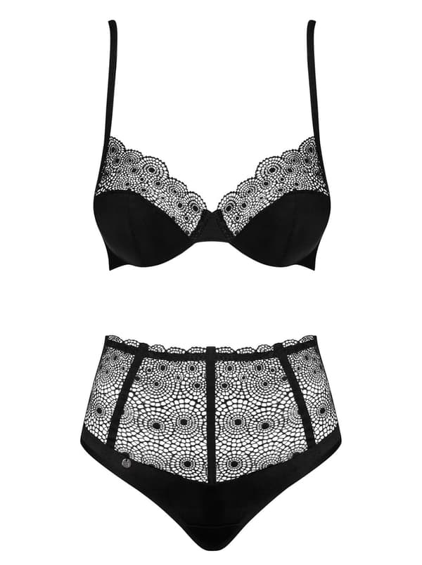 Sharlotte underkläder, 2-delat set, svart, S/M