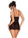 Miniatyrbillede 2 af 7: Lucita undertøj, chemise og string, sort, S/M