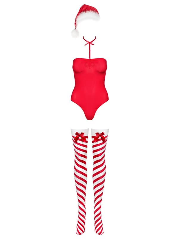 Kissmas undertøj body rød L/XL