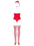 Miniatyrbillede 6 af 6: Kissmas undertøj body rød L/XL