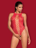 Miniatyrbillede 3 af 6: Undertøj B120 rød bodysuit S/M/L