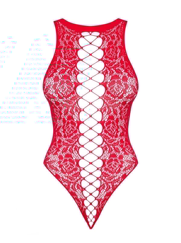 Undertøj B120 rød bodysuit S/M/L