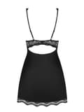 Miniatyrbillede 6 af 6: Luvae babydoll undertøj og g-streng Sort L/XL