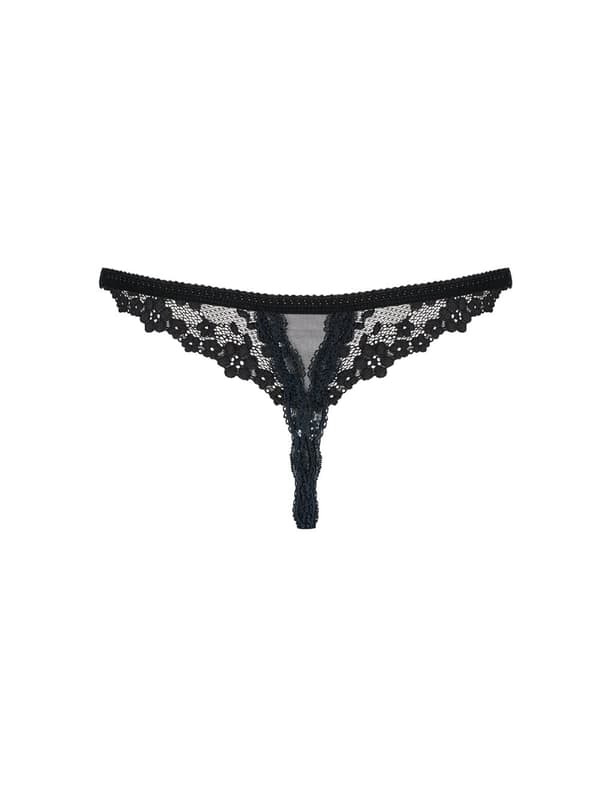 Letica undertøj åben thong sort S/M