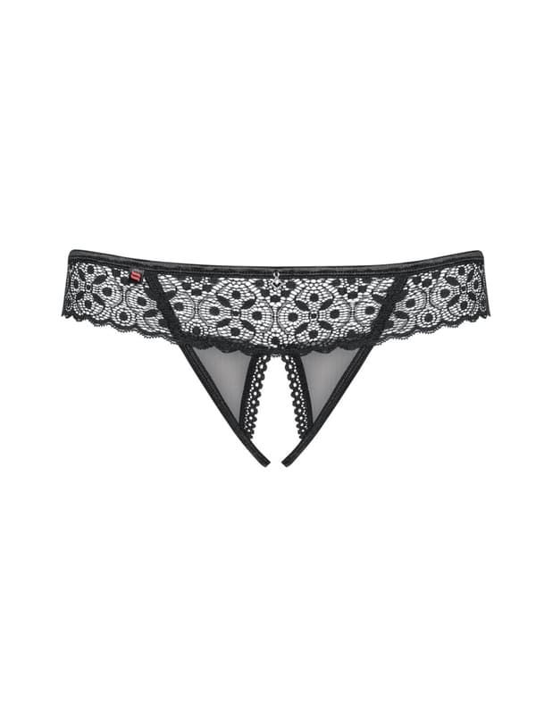 Shibu alusvaatteet avoimet stringit musta S/M