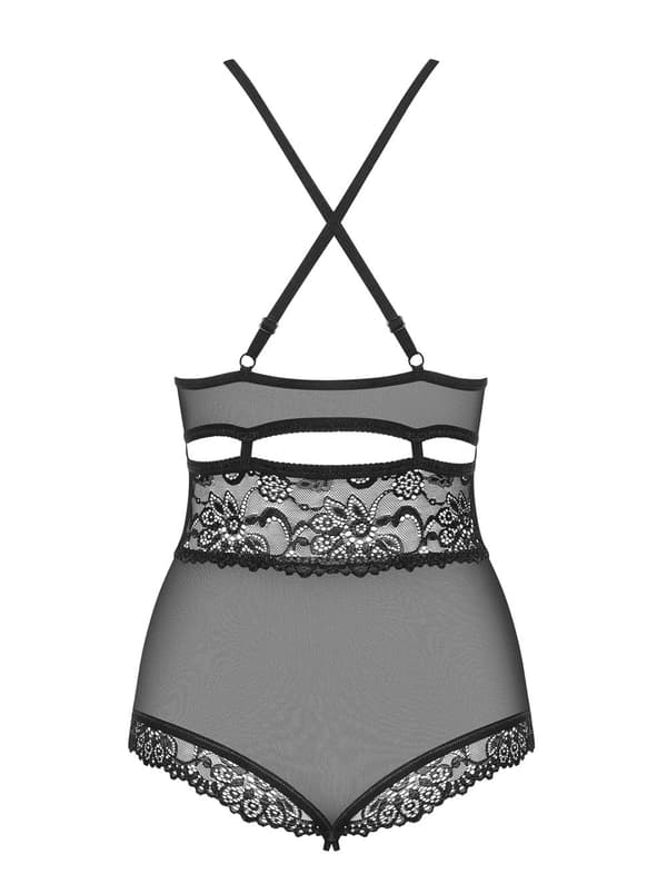 Alusvaatteet 838 TED 1 avoin body, musta S/M