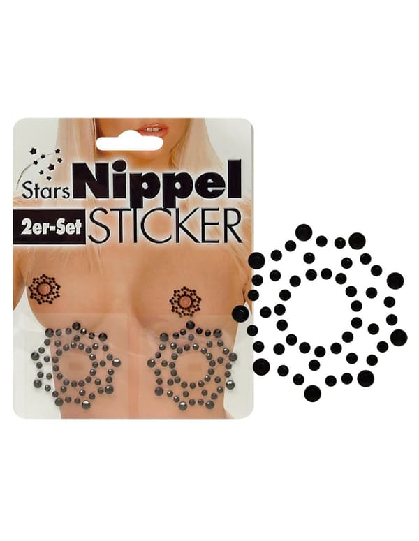 Bröstvårt klistermärken Rhinestone