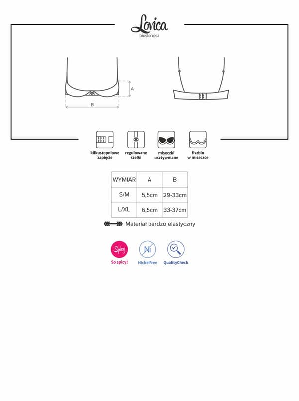 Lovica underkläder halvbh L/XL