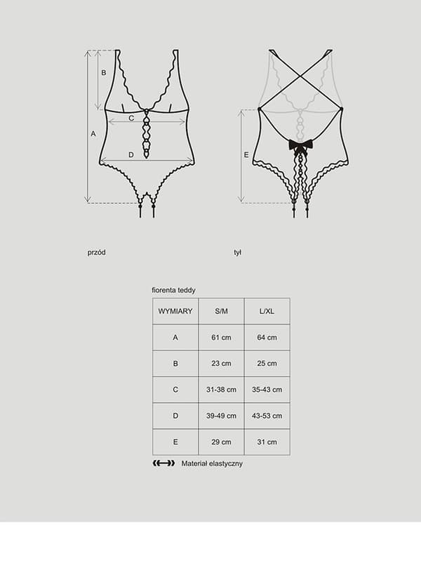 Fiorentan body-alusvaatteet L/XL