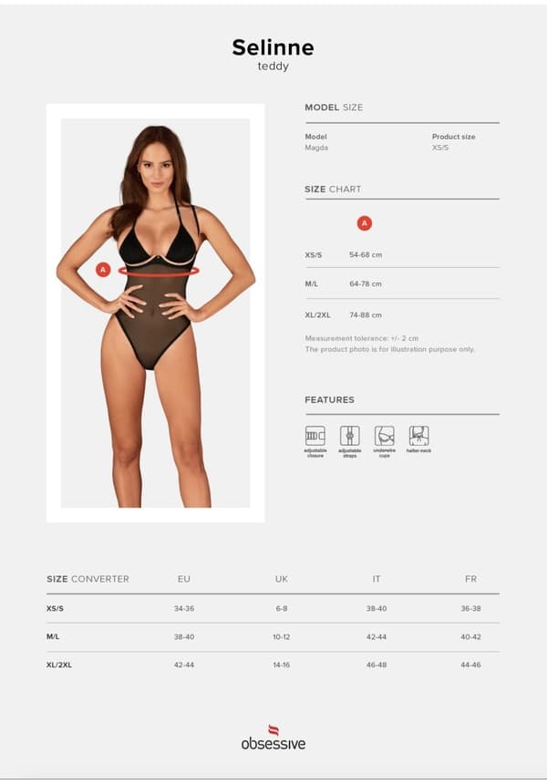 Selinne kropsundertøj M/L