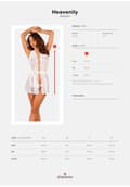 Miniatyrbillede 7 af 7: Himmelsk negligee M/L