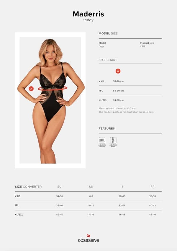 Maderris bodysuit XS/S