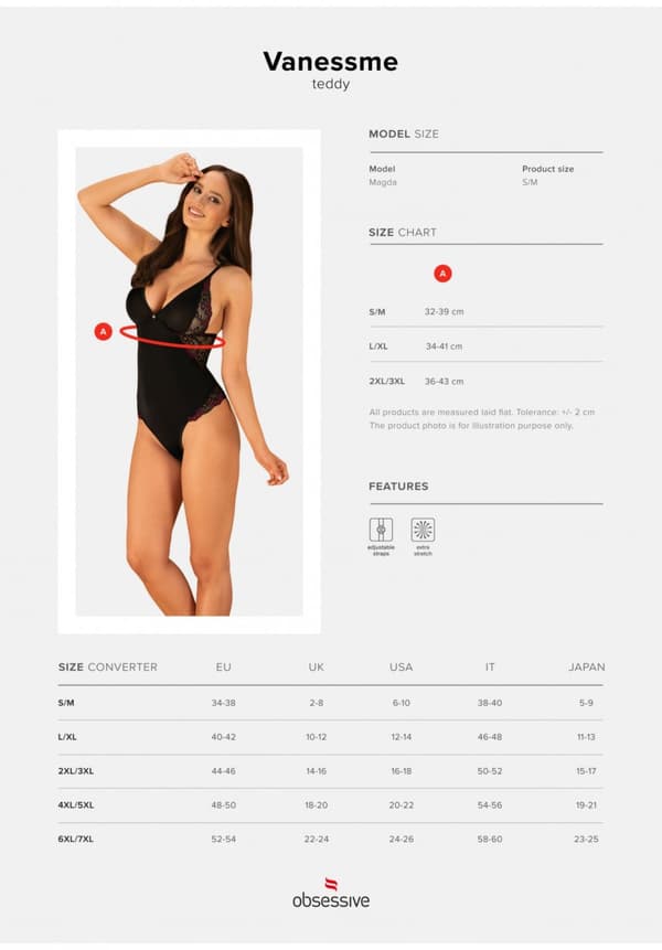 Vanessame body L/XL