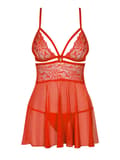 Miniatyrbillede 5 af 7: 838 BAB 3 babydoll undertøj og g-streng S/M
