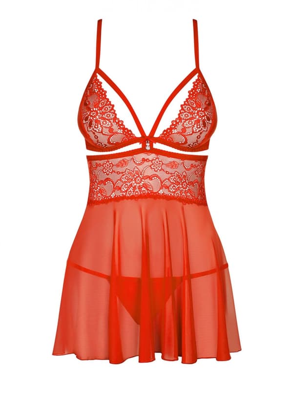 838 BAB 3 babydoll undertøj og g-streng S/M
