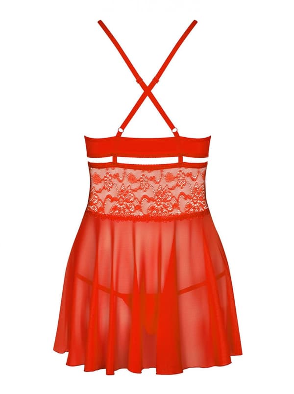 838 BAB 3 babydoll undertøj og g-streng S/M