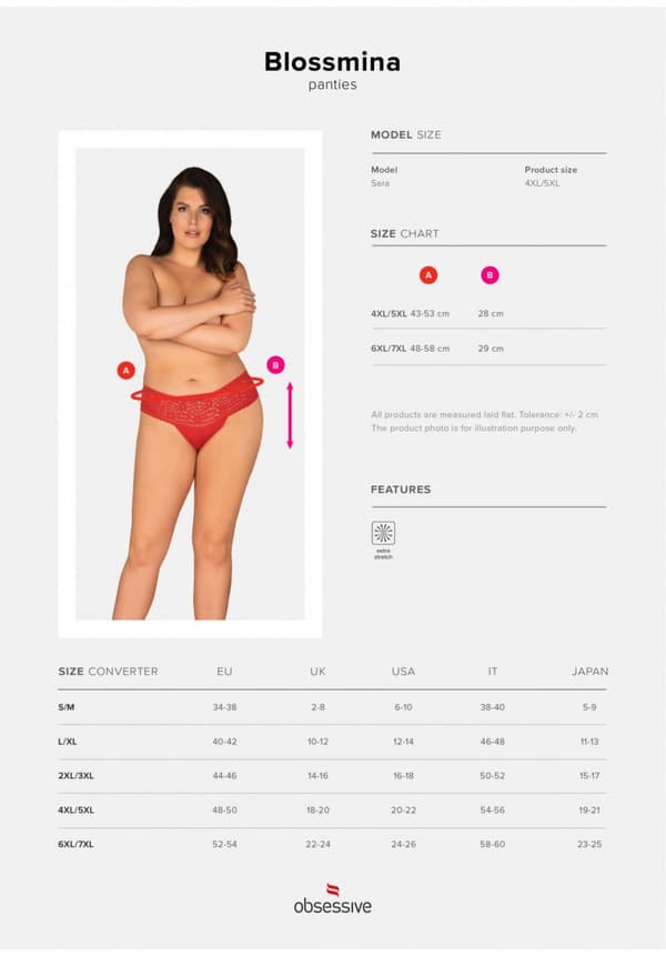 Blossmina alushousut 6XL/7XL