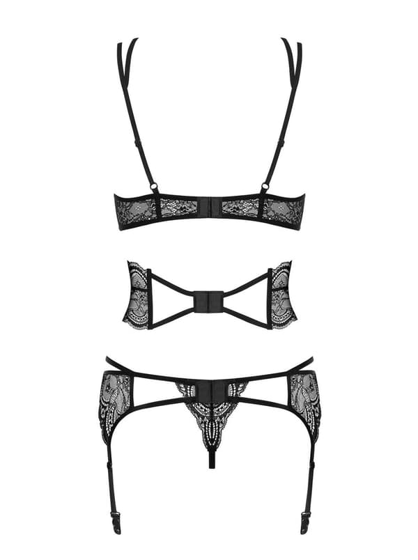Frivolla underkläder, 4-delat set, S/M