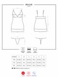 Miniatyrbillede 7 af 7: Undertøj 853 CHE 1 T-shirt og thong L/XL
