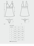 Miniatyrbillede 3 af 3: Idillia babydoll undertøj og thongs L/XL